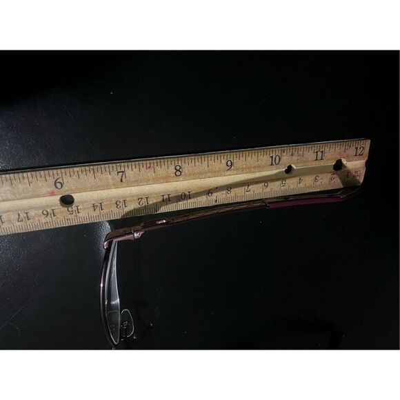 Gucci Eyeglasses GG 2731 23B Purple Half Rim Metal Frame Italy 135 - Picture 11 of 12